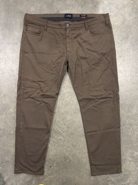 34 Heritage Courage Mid-Rise Straight Leg Chino Pants Brown Men's 42x32